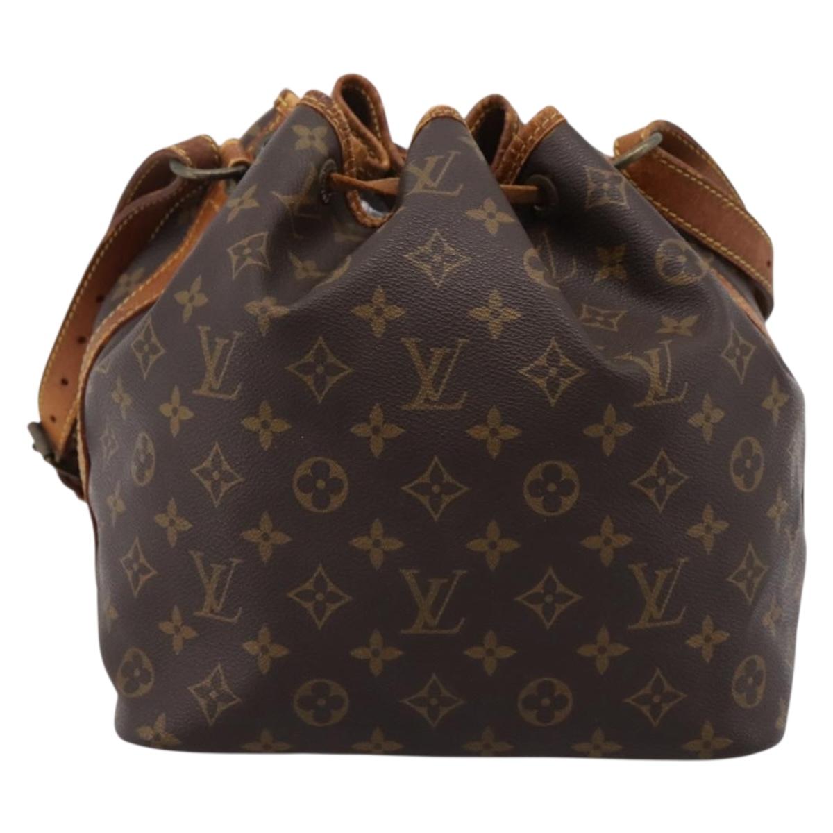 LOUIS VUITTON Monogram Petit Noe Shoulder Bag M42226 LV Auth bs37270