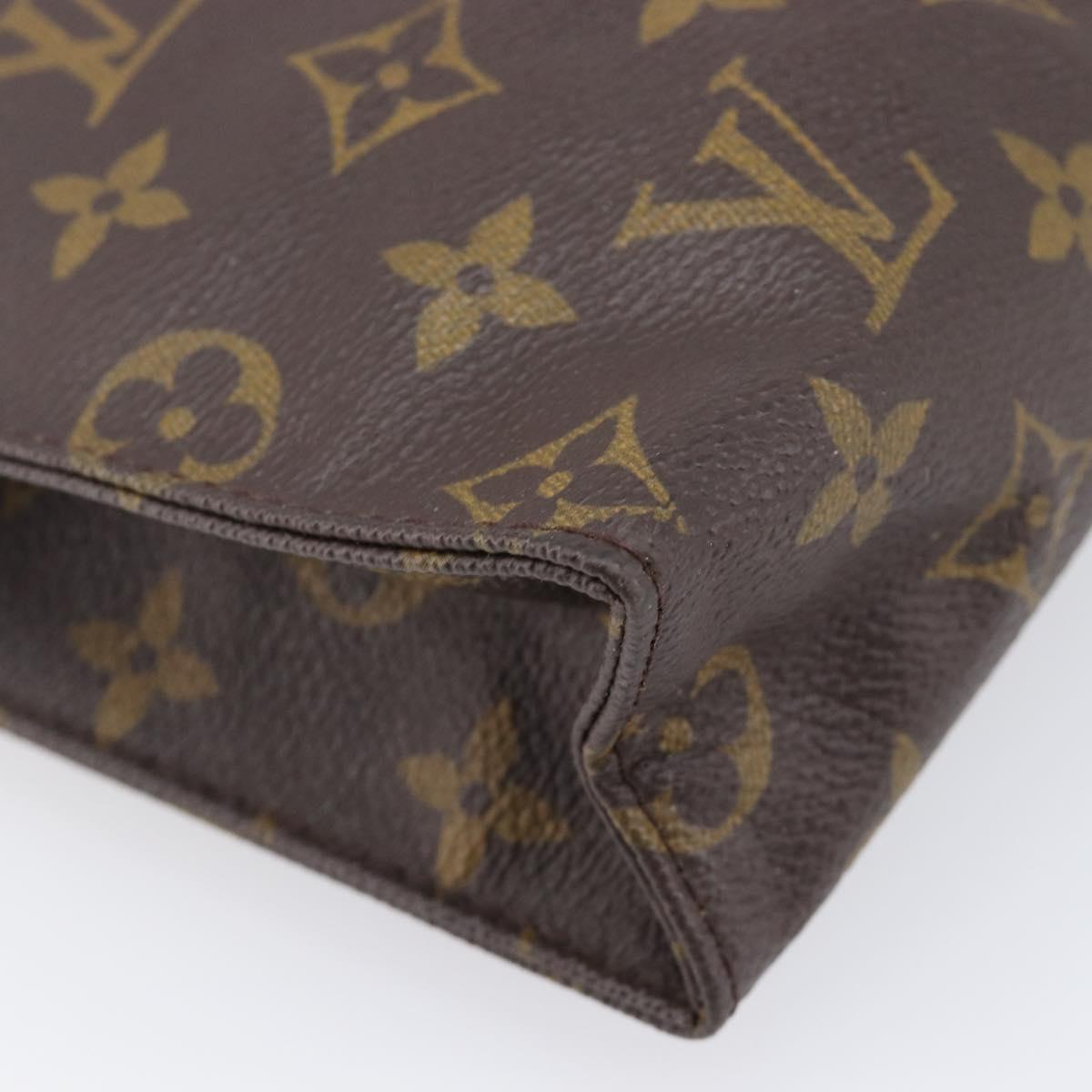 LOUIS VUITTON Monogram Poche Toilette 26 Pouch M47542 LV Auth bs37273