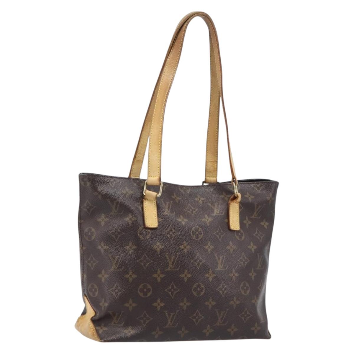 LOUIS VUITTON Monogram Cabas Piano Tote Bag M51148 LV Auth bs37274