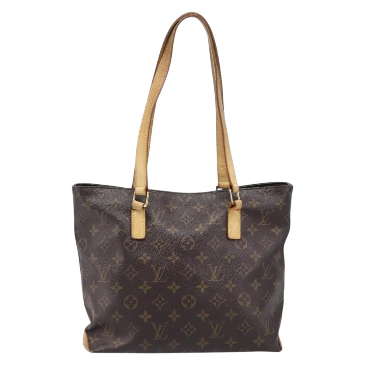 LOUIS VUITTON Monogram Cabas Piano Tote Bag M51148 LV Auth bs37274