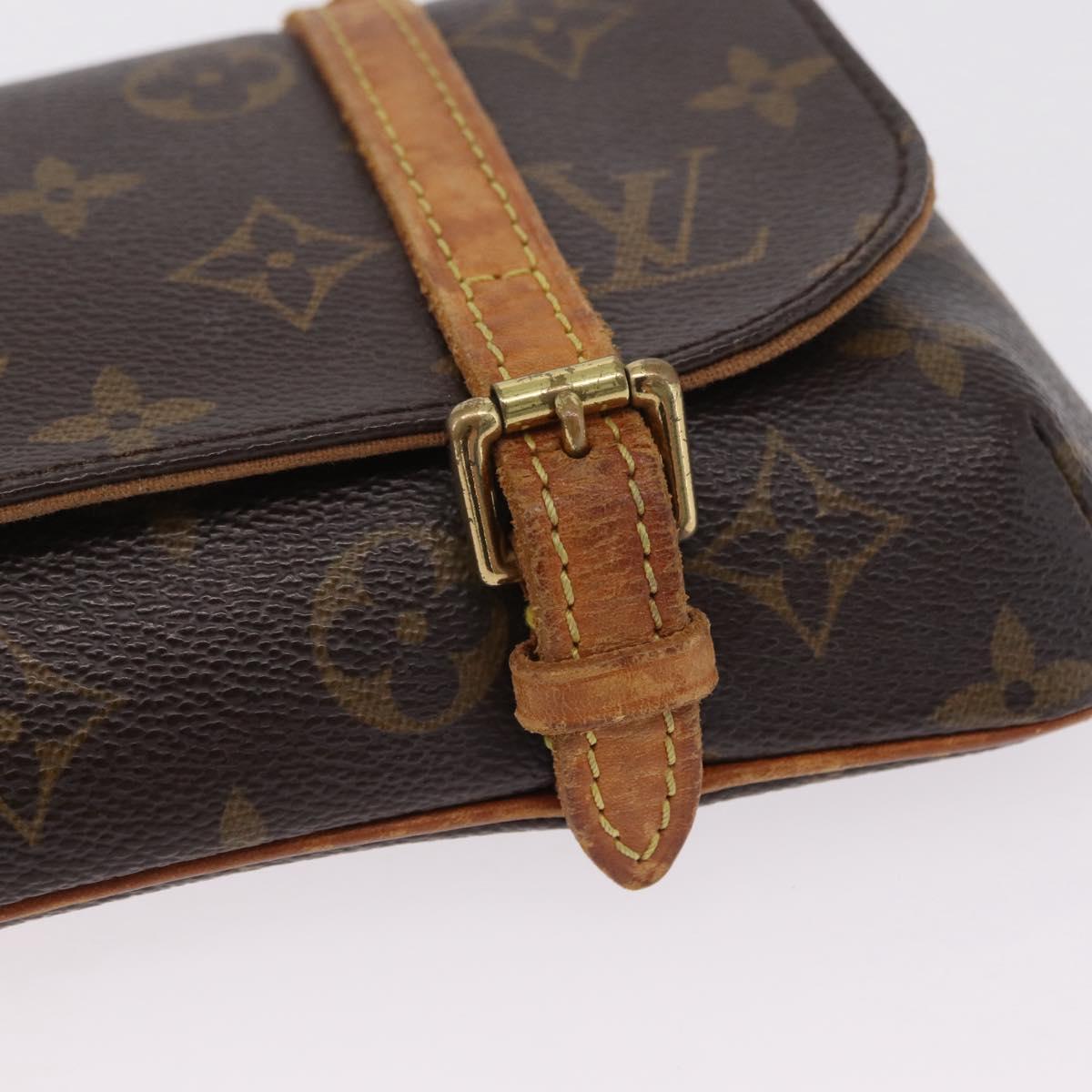 LOUIS VUITTON Monogram Pochette Marrell Waist Bag M51159 LV Auth bs37275