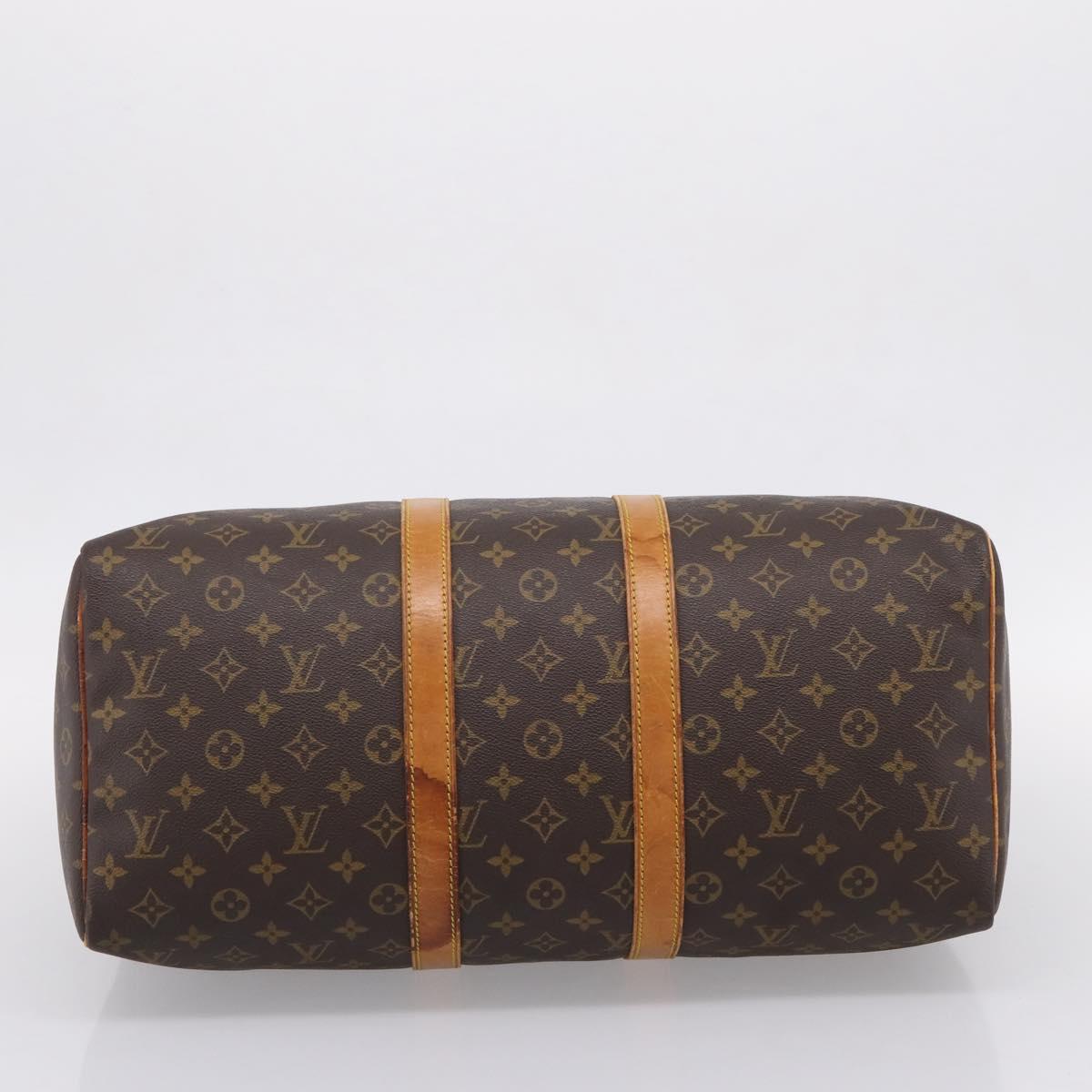 LOUIS VUITTON Monogram Keepall 45 Boston Bag M41428 LV Auth bs37277