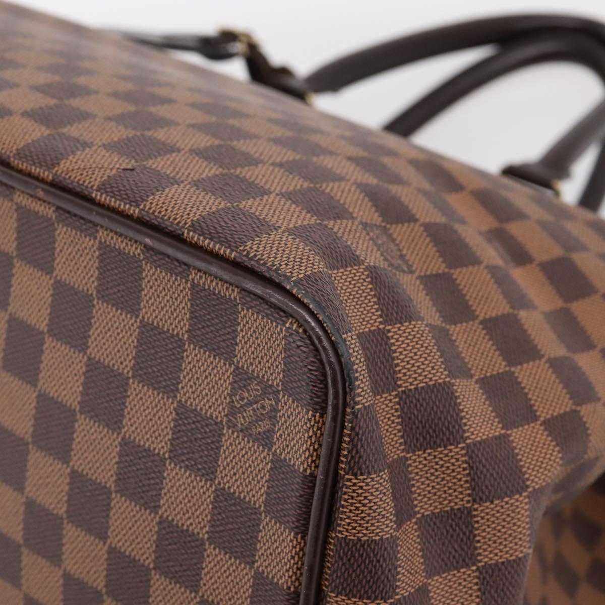 LOUIS VUITTON Damier Ebene Greenwich GM Boston Bag N41155 LV Auth bs37278A