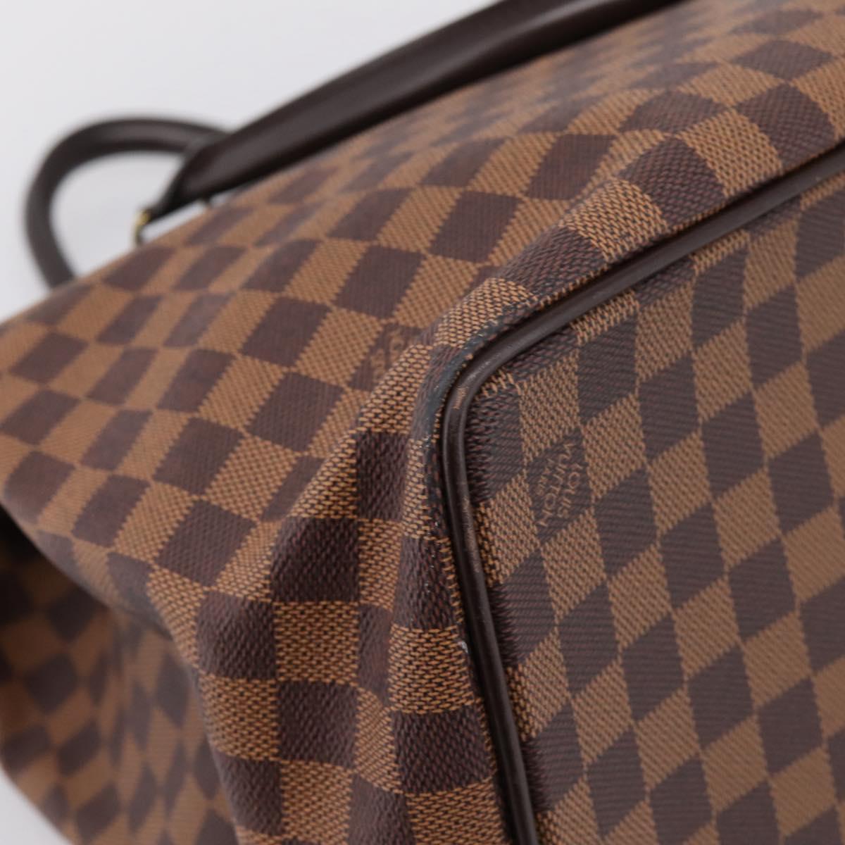 LOUIS VUITTON Damier Ebene Greenwich GM Boston Bag N41155 LV Auth bs37278A