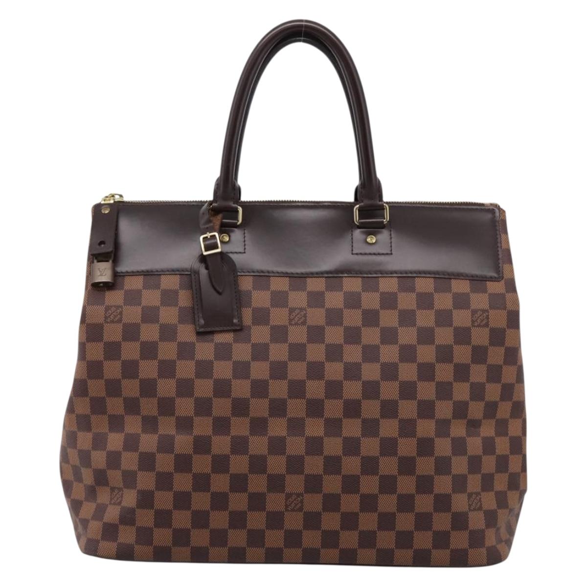 LOUIS VUITTON Damier Ebene Greenwich GM Boston Bag N41155 LV Auth bs37278A