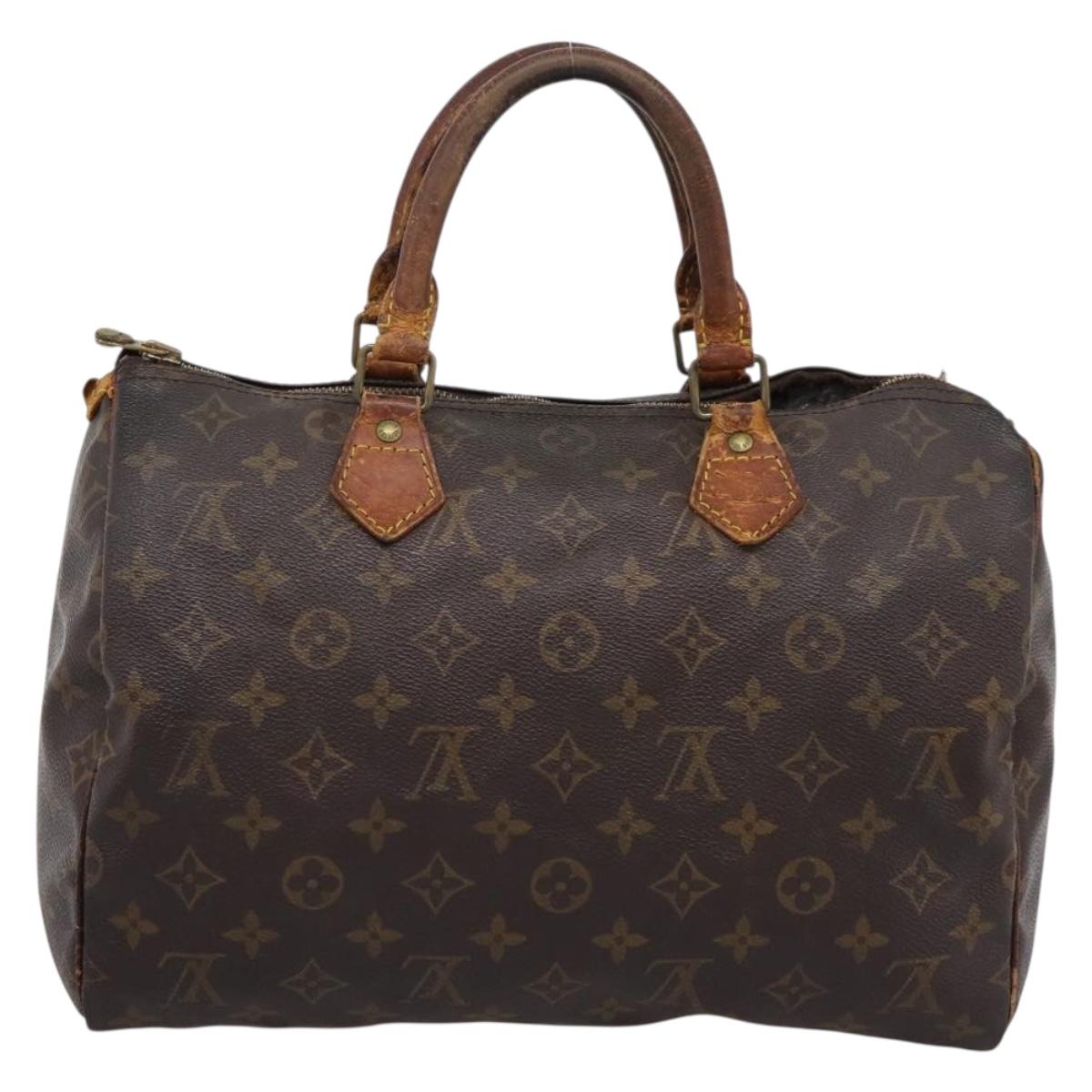 LOUIS VUITTON Monogram Hand Bag 2 Set LV Auth bs37279