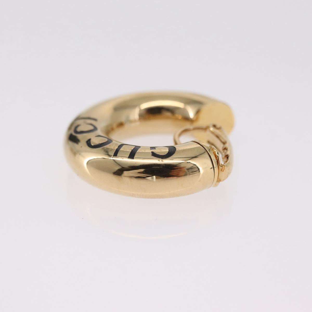 GUCCI Earring metal Gold Tone Auth bs37288V