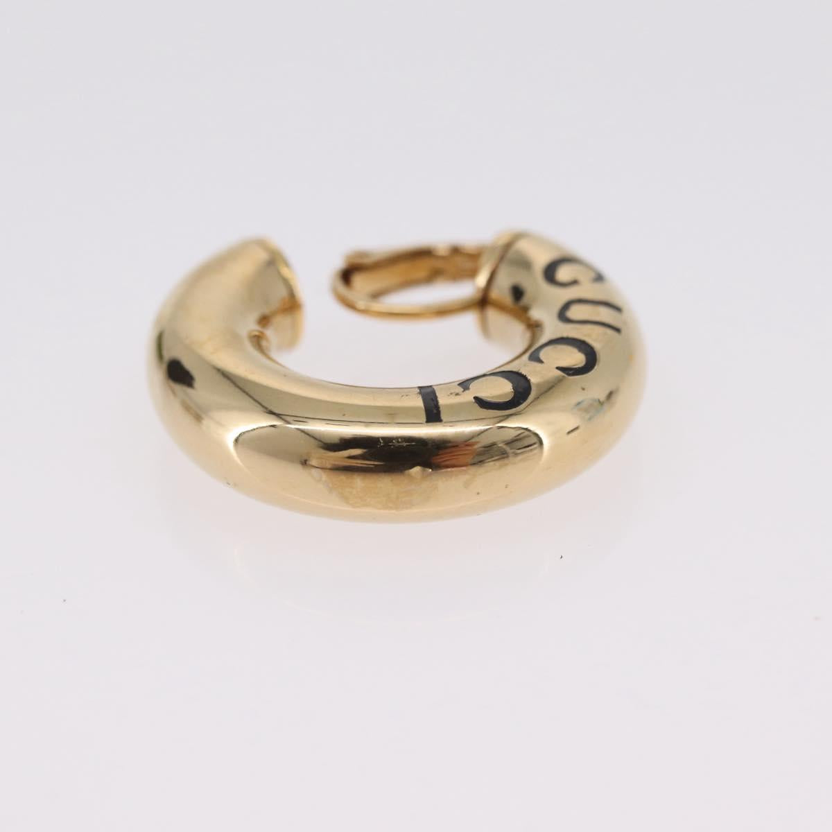 GUCCI Earring metal Gold Tone Auth bs37288V