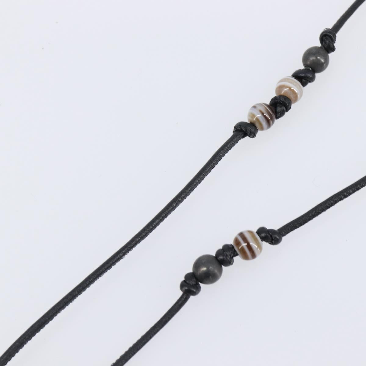 BOTTEGA VENETA Necklace Ag925 Silver Auth bs37305