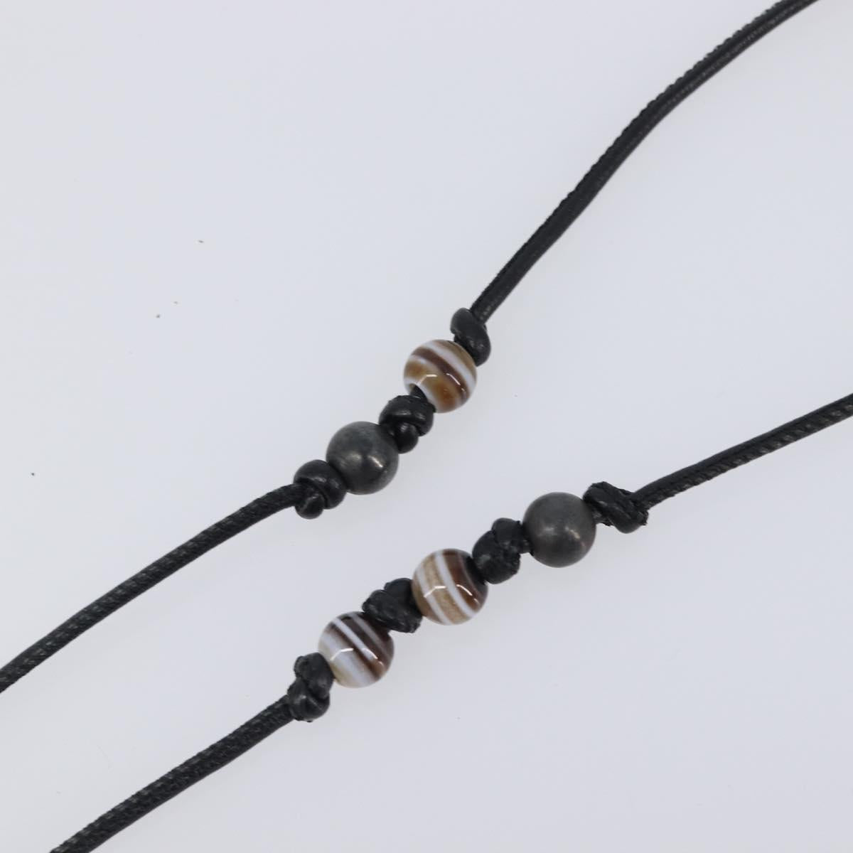 BOTTEGA VENETA Necklace Ag925 Silver Auth bs37305