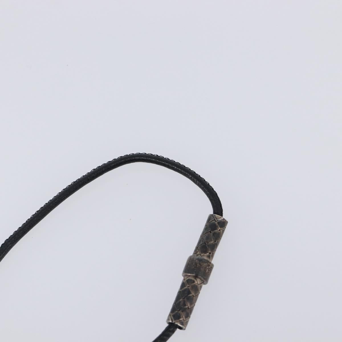 BOTTEGA VENETA Necklace Ag925 Silver Auth bs37305