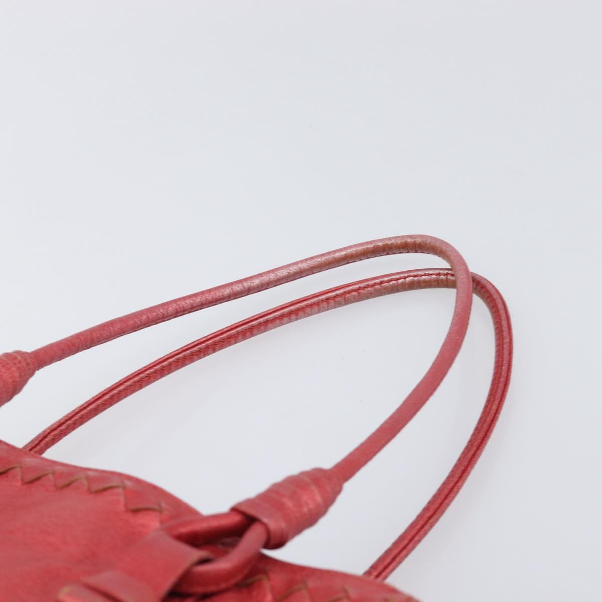 BOTTEGA VENETA INTRECCIATO Tote Bag Leather Pink 125032 Auth bs37320