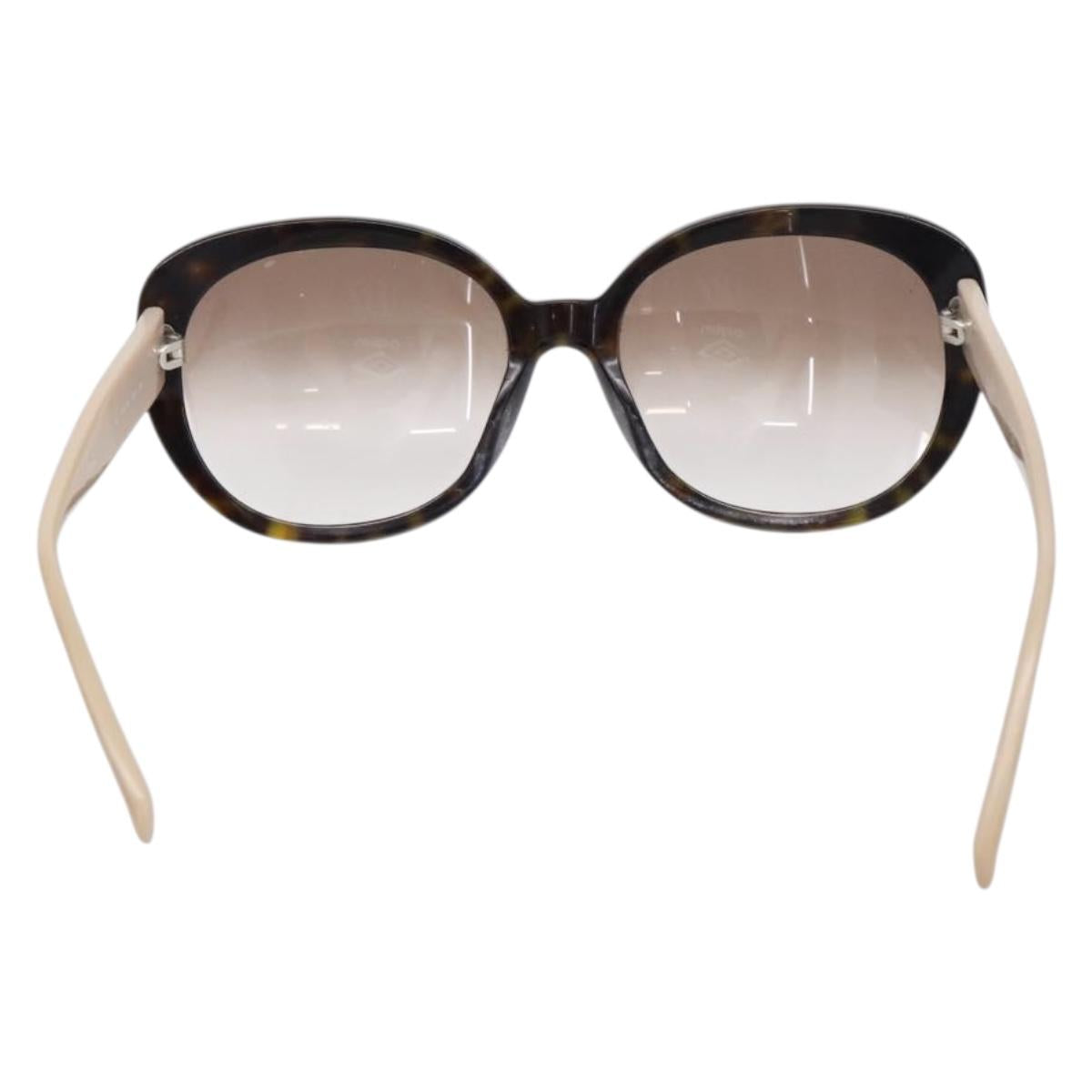 CHANEL Sunglasses plastic Black CC Auth bs37324