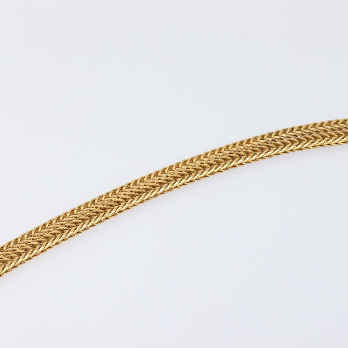 SAINT LAURENT Chain Shoulder Bag Leather Pink Gold 314515 Auth bs37326A