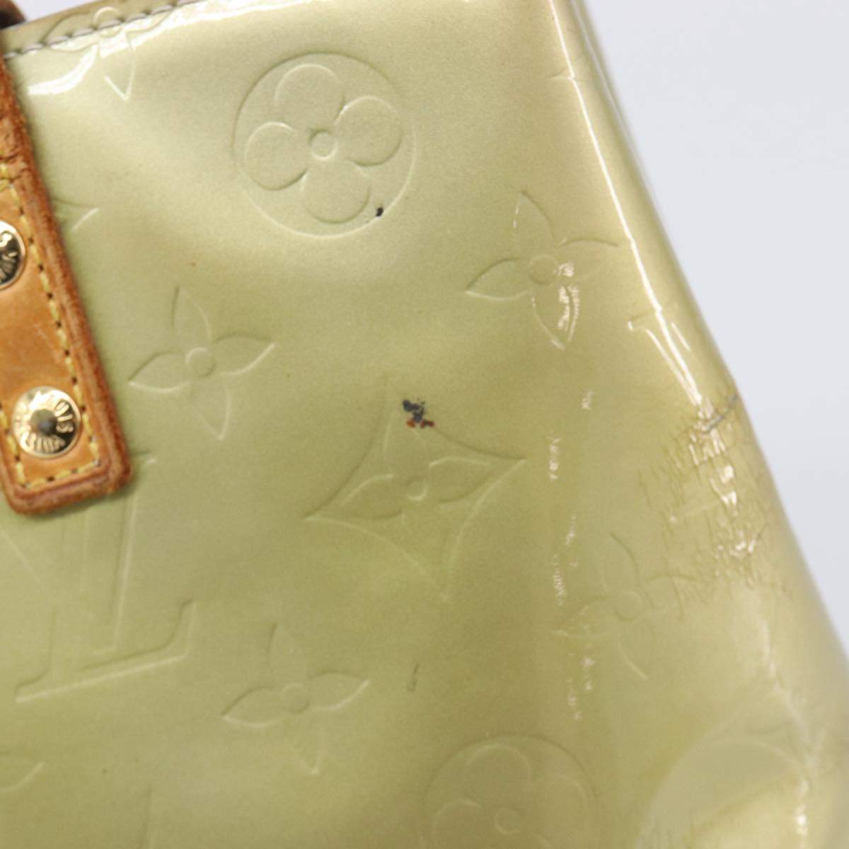 LOUIS VUITTON Monogram Vernis Reade PM Hand Bag Gris M91145 LV Auth bs37346