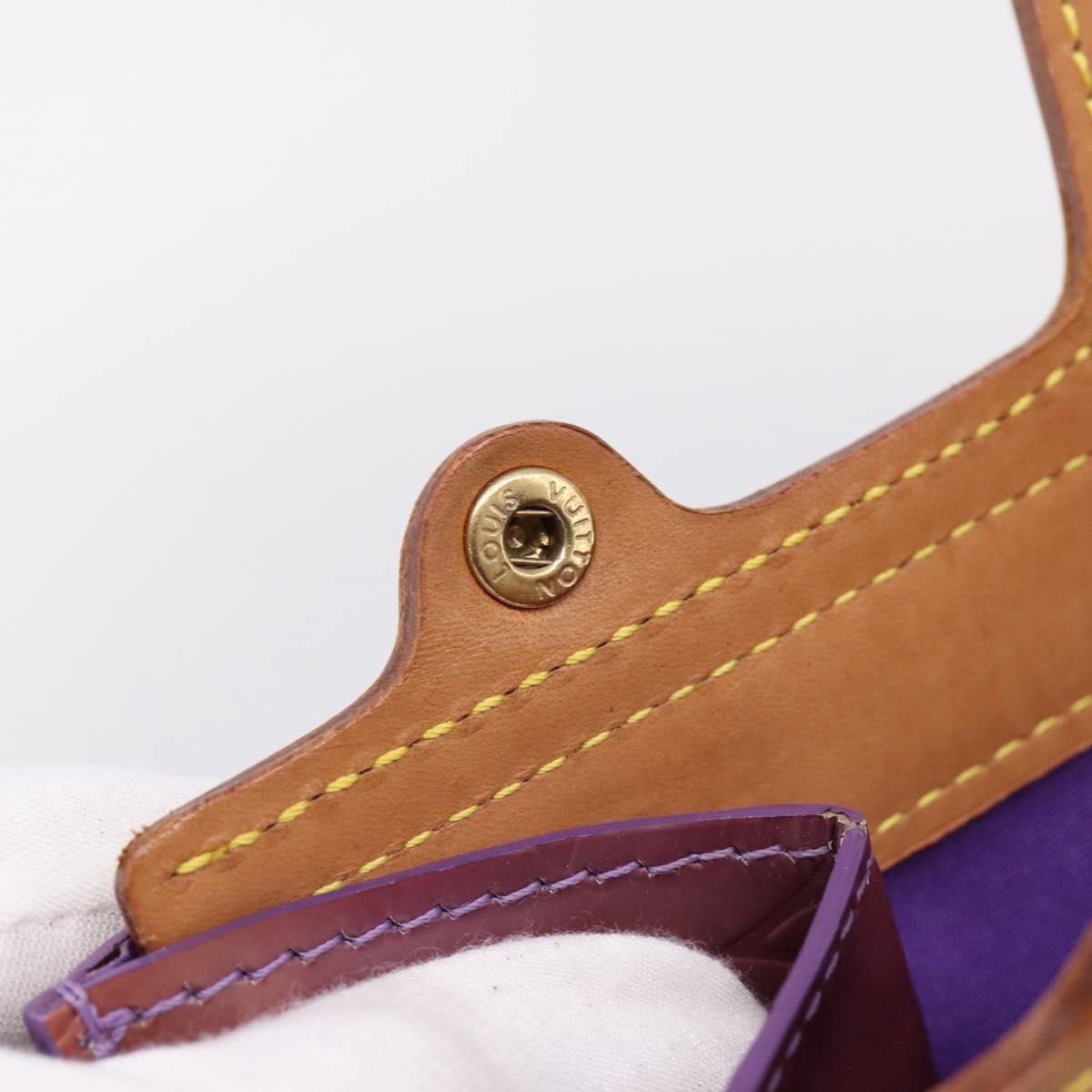 LOUIS VUITTON Monogram Vernis Stanton Tote Bag Purple Viole M91079 Auth bs37347