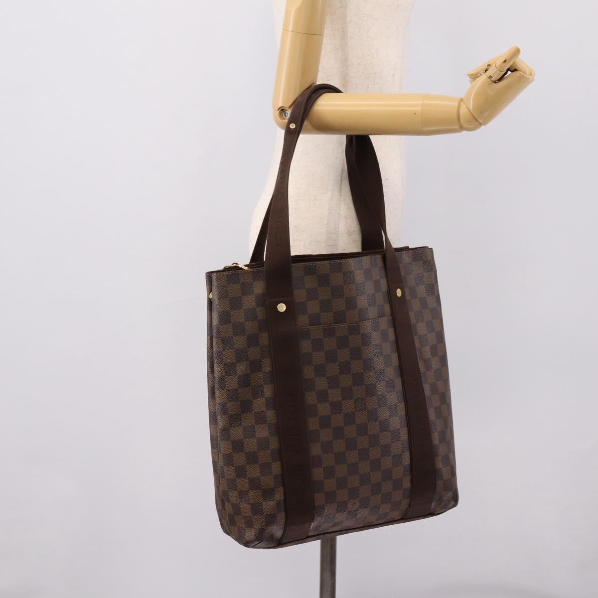 LOUIS VUITTON Damier Ebene Kababobur Tote Bag N52006 LV Auth bs37350
