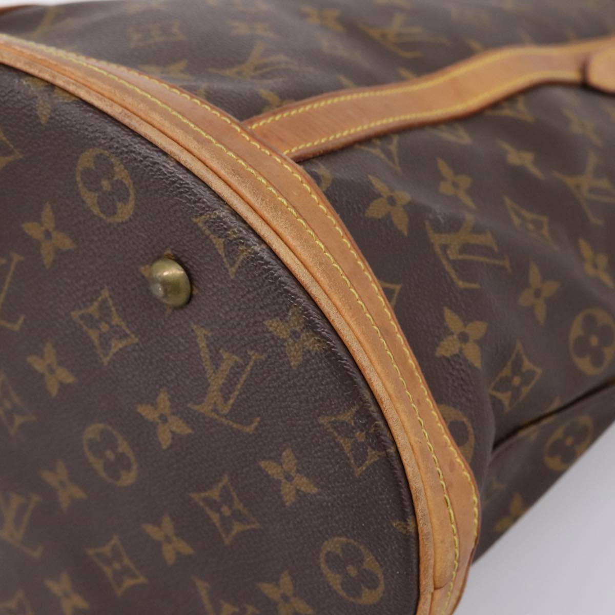 LOUIS VUITTON Monogram Bucket GM Shoulder Bag M42236 LV Auth bs37351