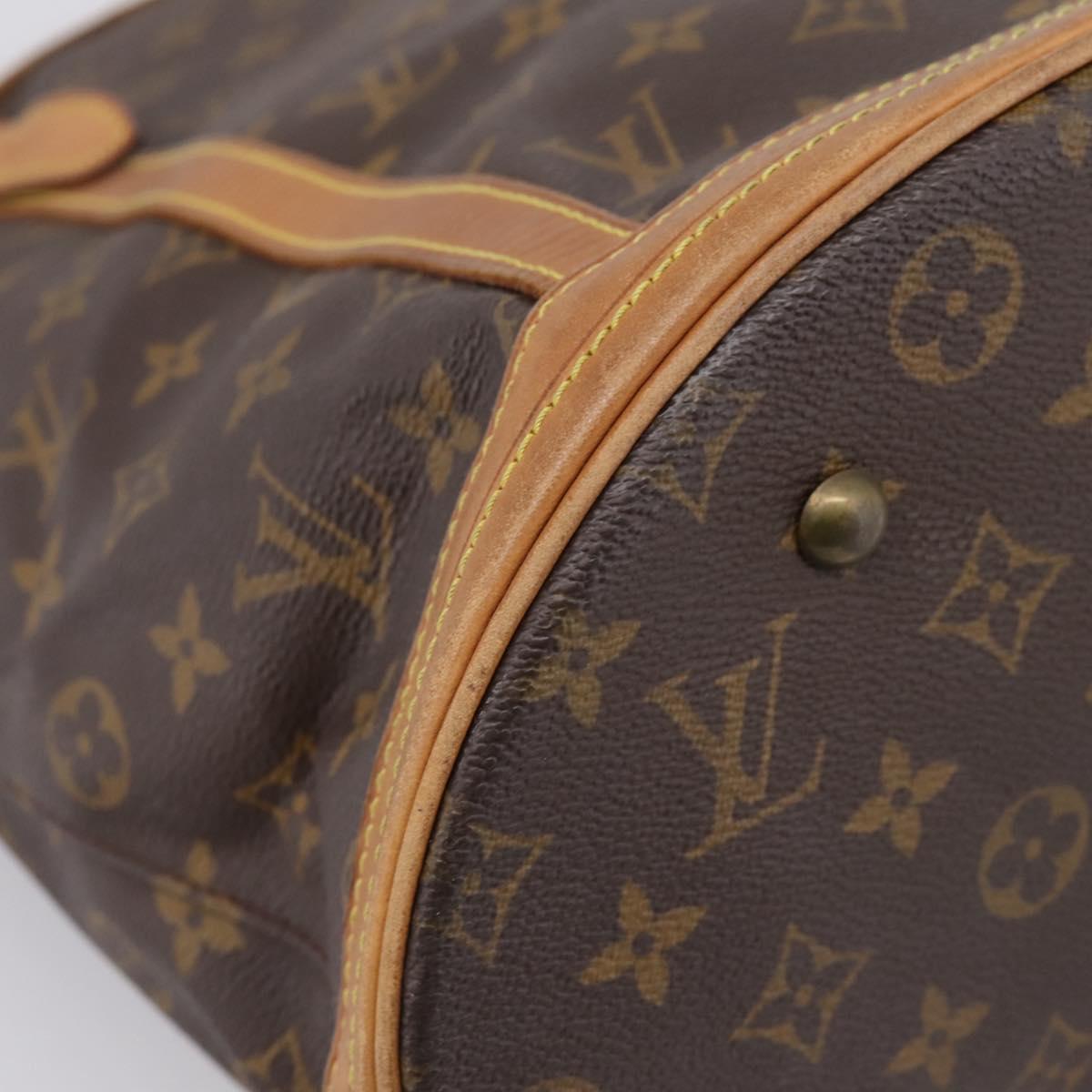 LOUIS VUITTON Monogram Bucket GM Shoulder Bag M42236 LV Auth bs37351