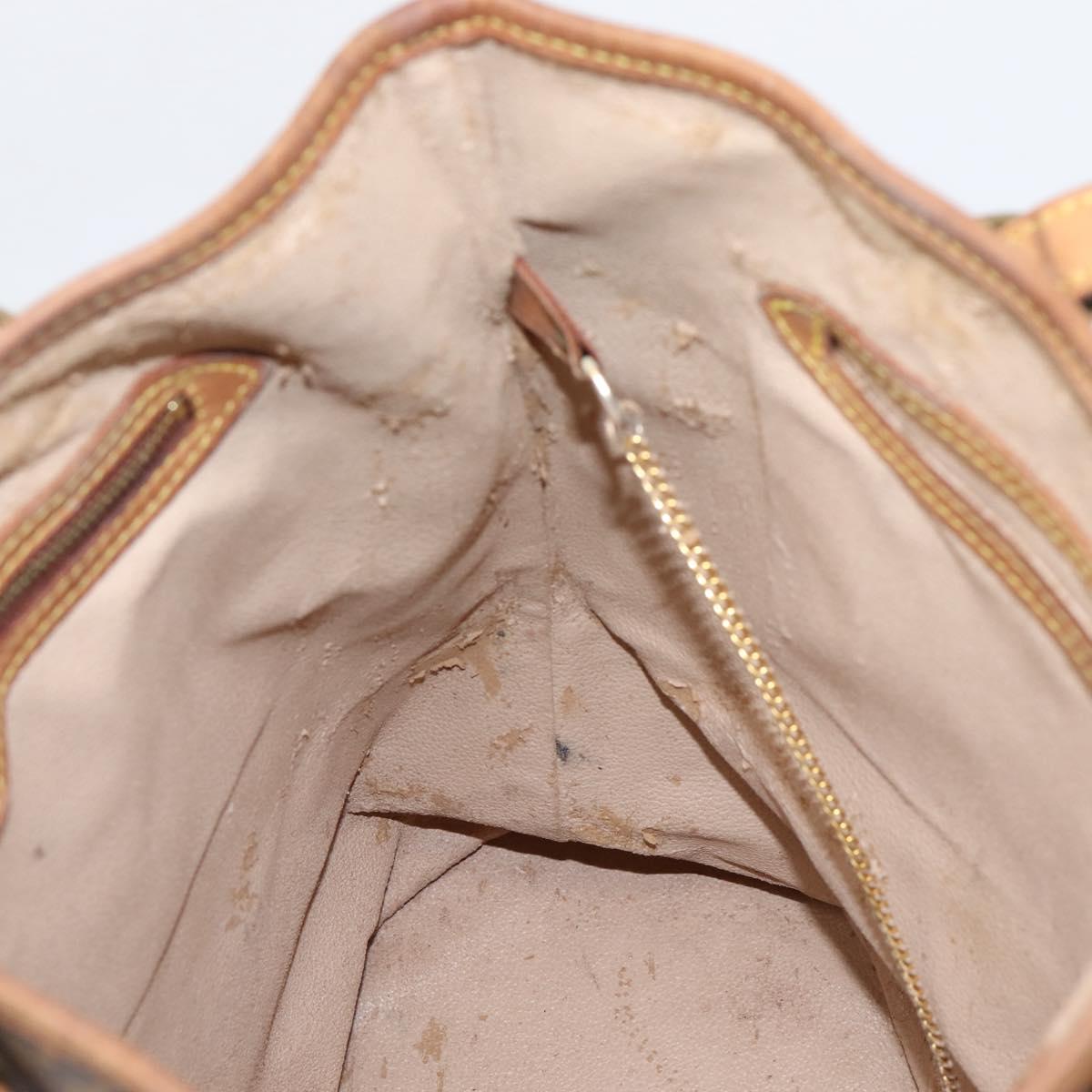 LOUIS VUITTON Monogram Bucket GM Shoulder Bag M42236 LV Auth bs37351
