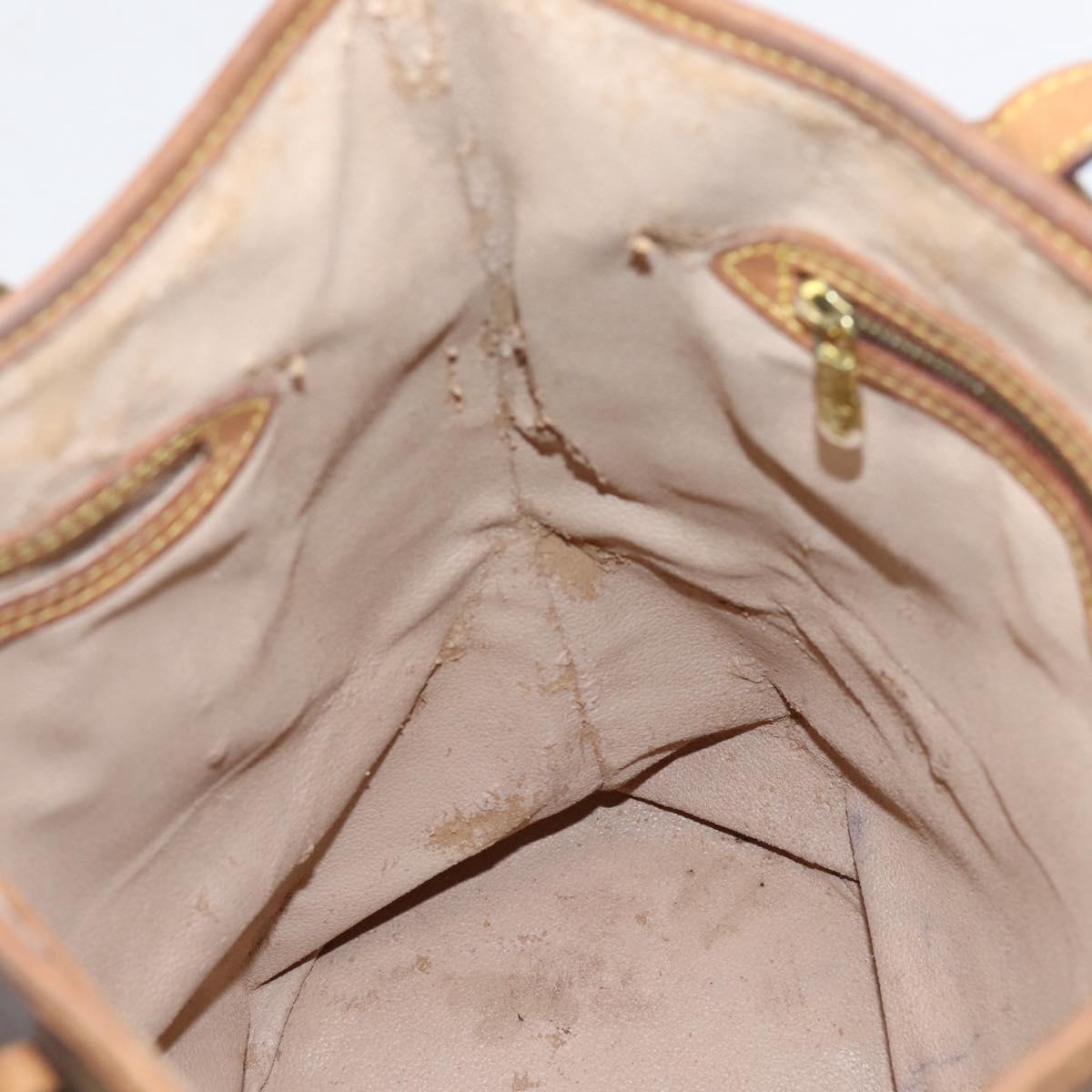 LOUIS VUITTON Monogram Bucket GM Shoulder Bag M42236 LV Auth bs37351