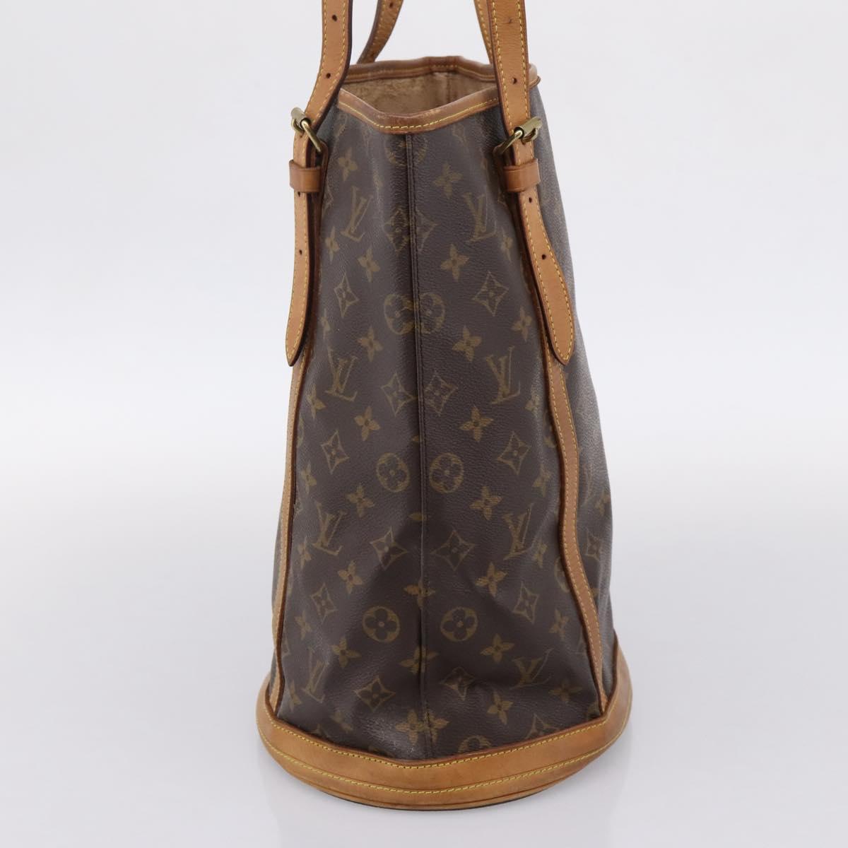 LOUIS VUITTON Monogram Bucket GM Shoulder Bag M42236 LV Auth bs37351