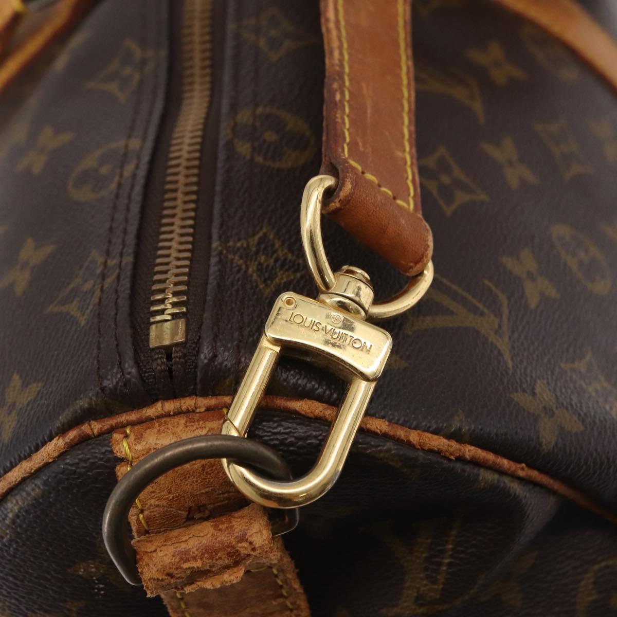 LOUIS VUITTON Monogram Keepall Bandouliere 45 Boston Bag M41418 LV Auth bs37352