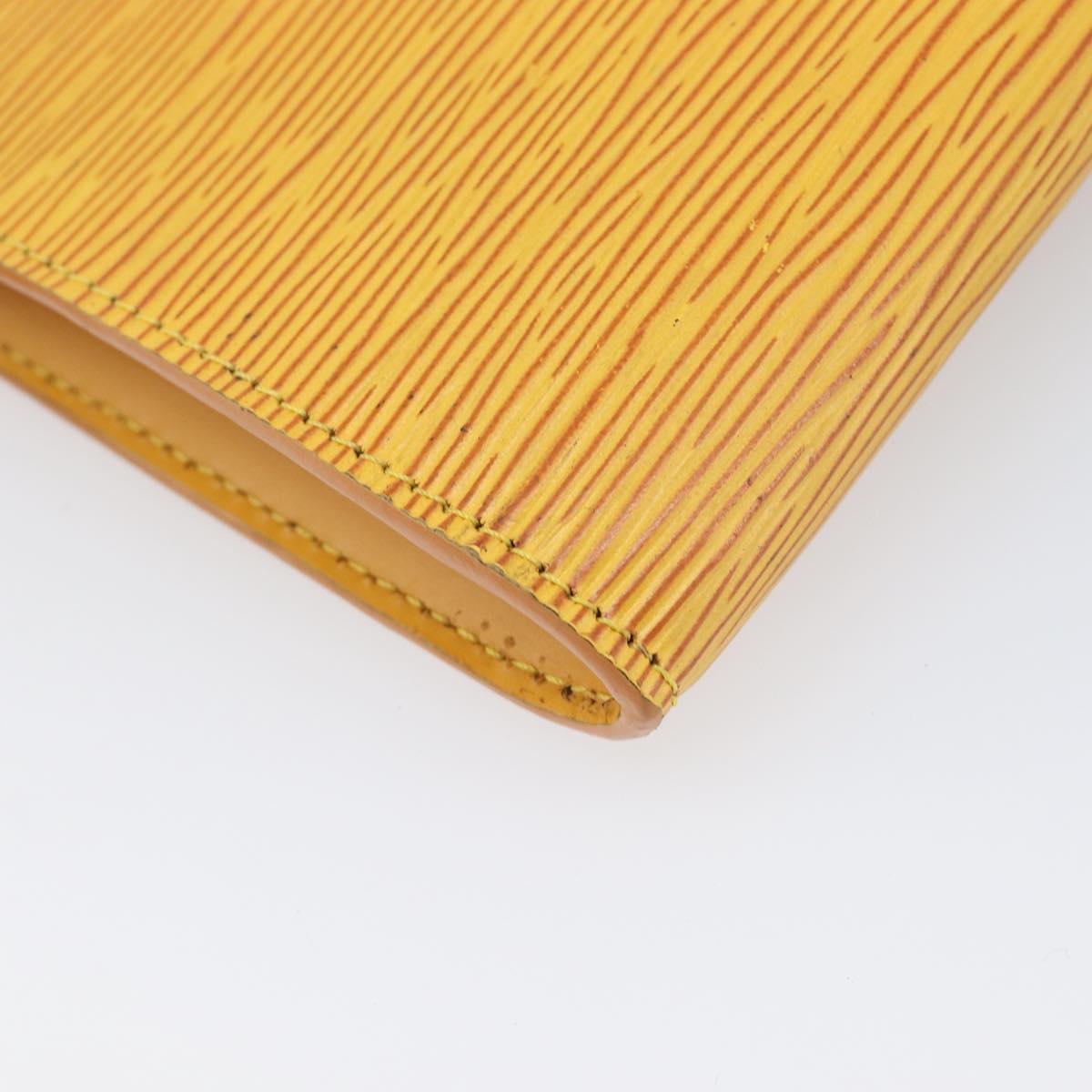 LOUIS VUITTON Epi Pochette Accessoires Pouch Yellow M52949 LV Auth bs37353