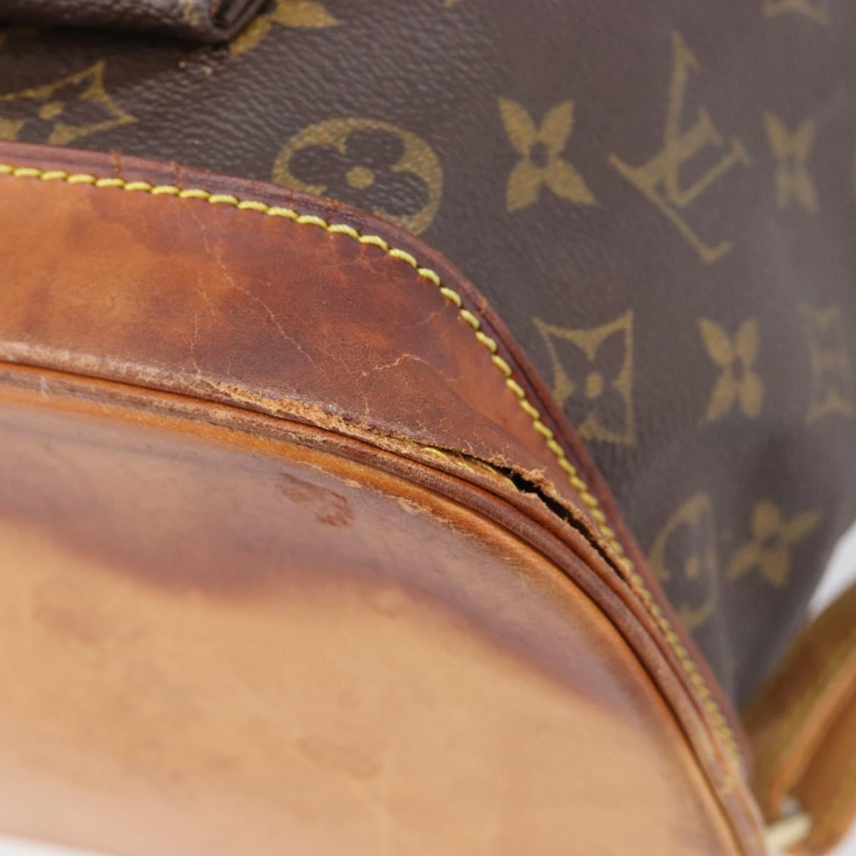 LOUIS VUITTON Monogram Montsouris GM Backpack M51135 LV Auth bs37354