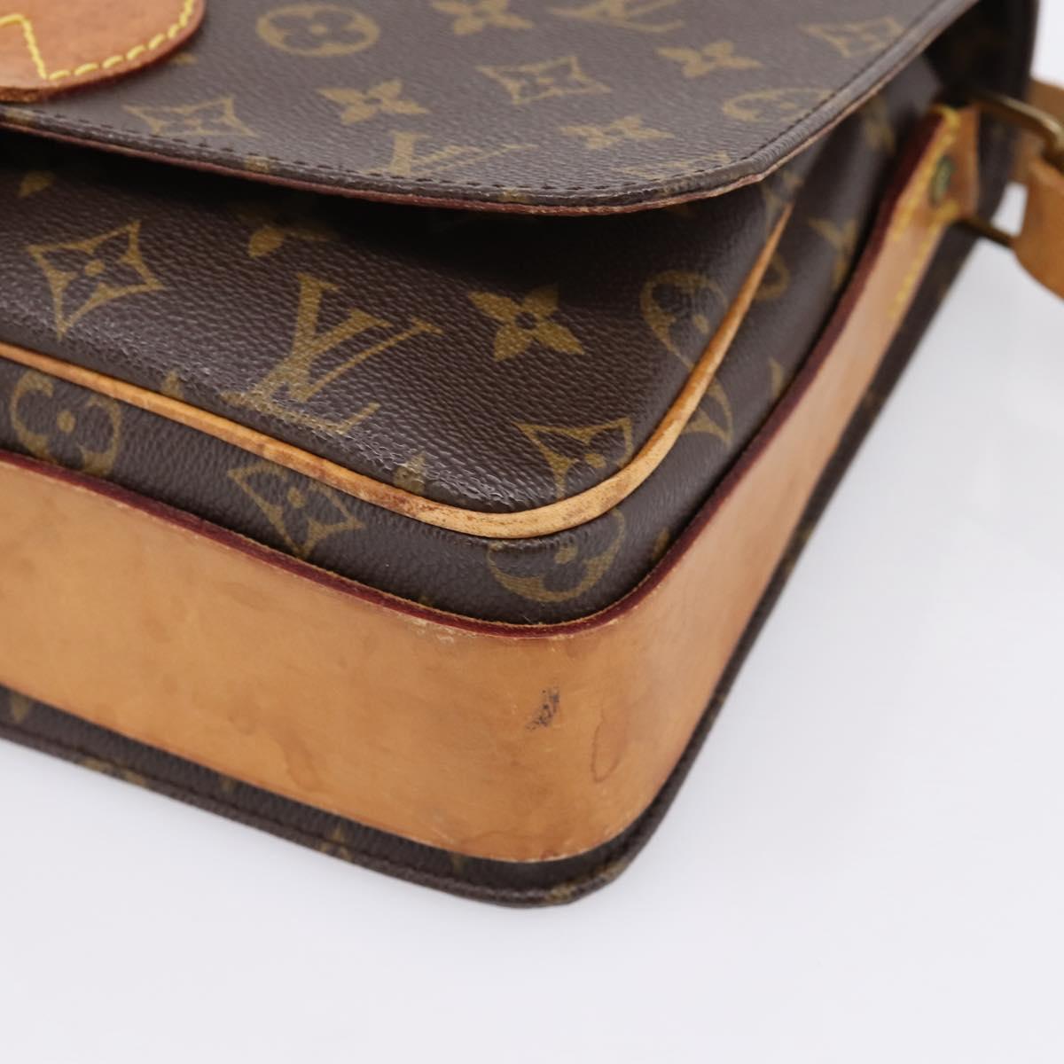 LOUIS VUITTON Monogram Cartouchiere GM Shoulder Bag M51252 LV Auth bs37364