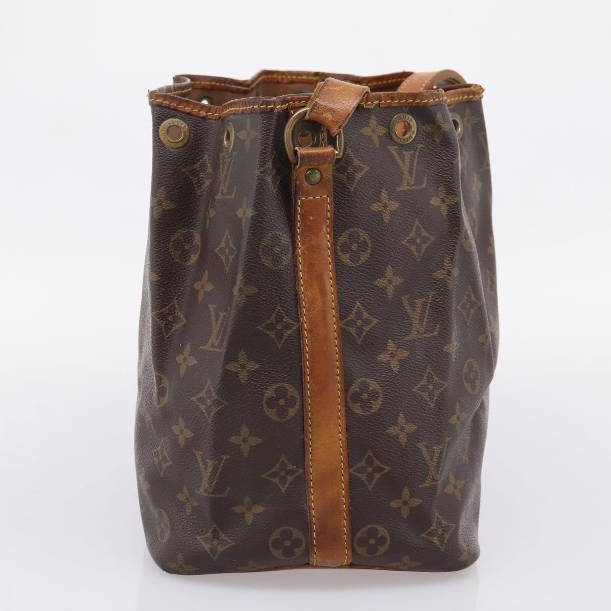 LOUIS VUITTON Monogram Petit Noe Shoulder Bag M42226 LV Auth bs37378