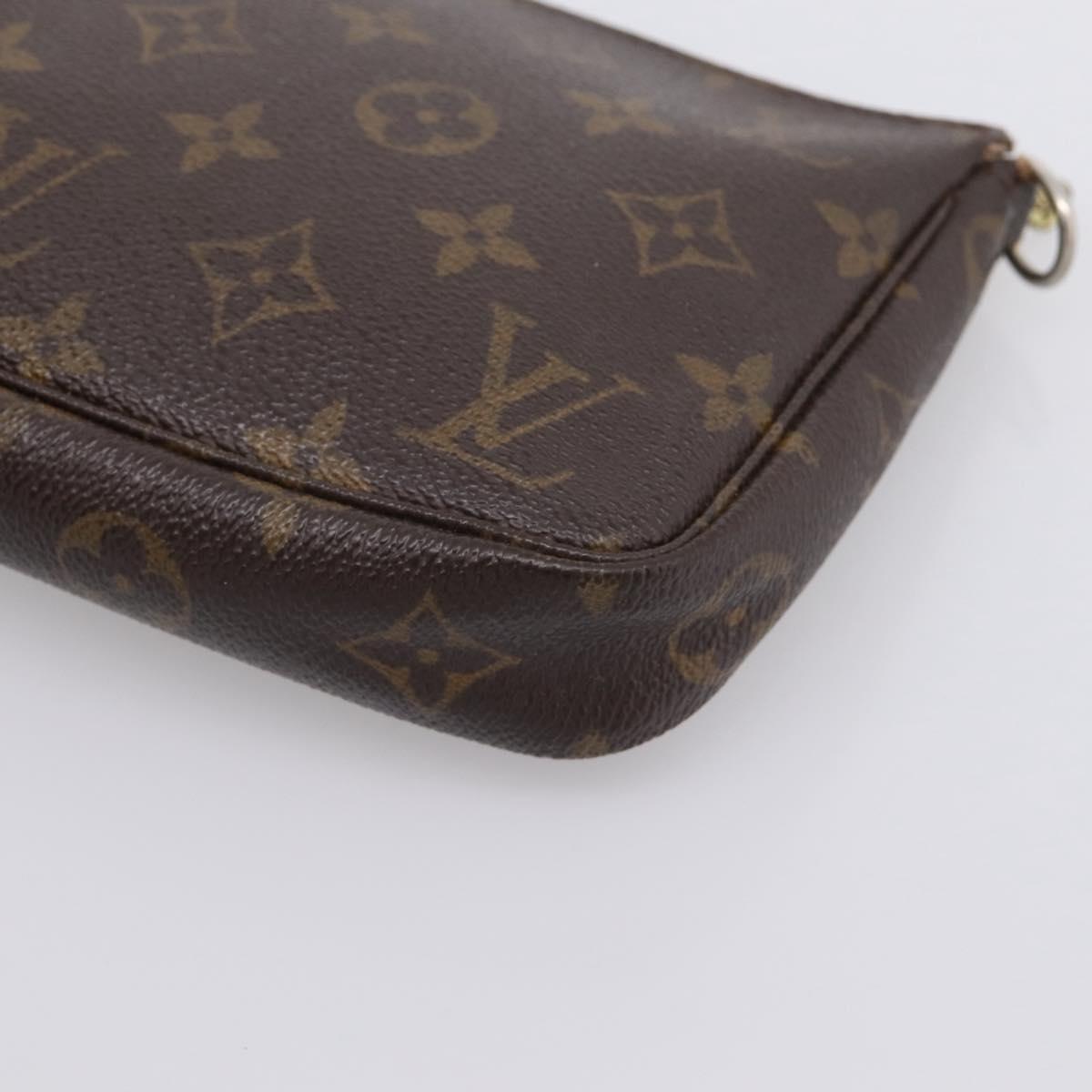 LOUIS VUITTON Monogram Pochette Accessoires Pouch M51980 LV Auth bs37381
