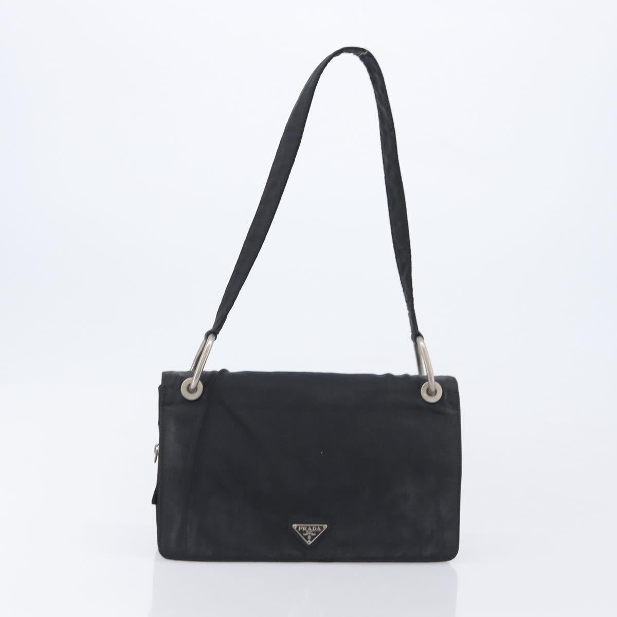 PRADA BOTTEGA VENETA Hand Bag Nylon 3 Set Black Khaki Auth bs37399