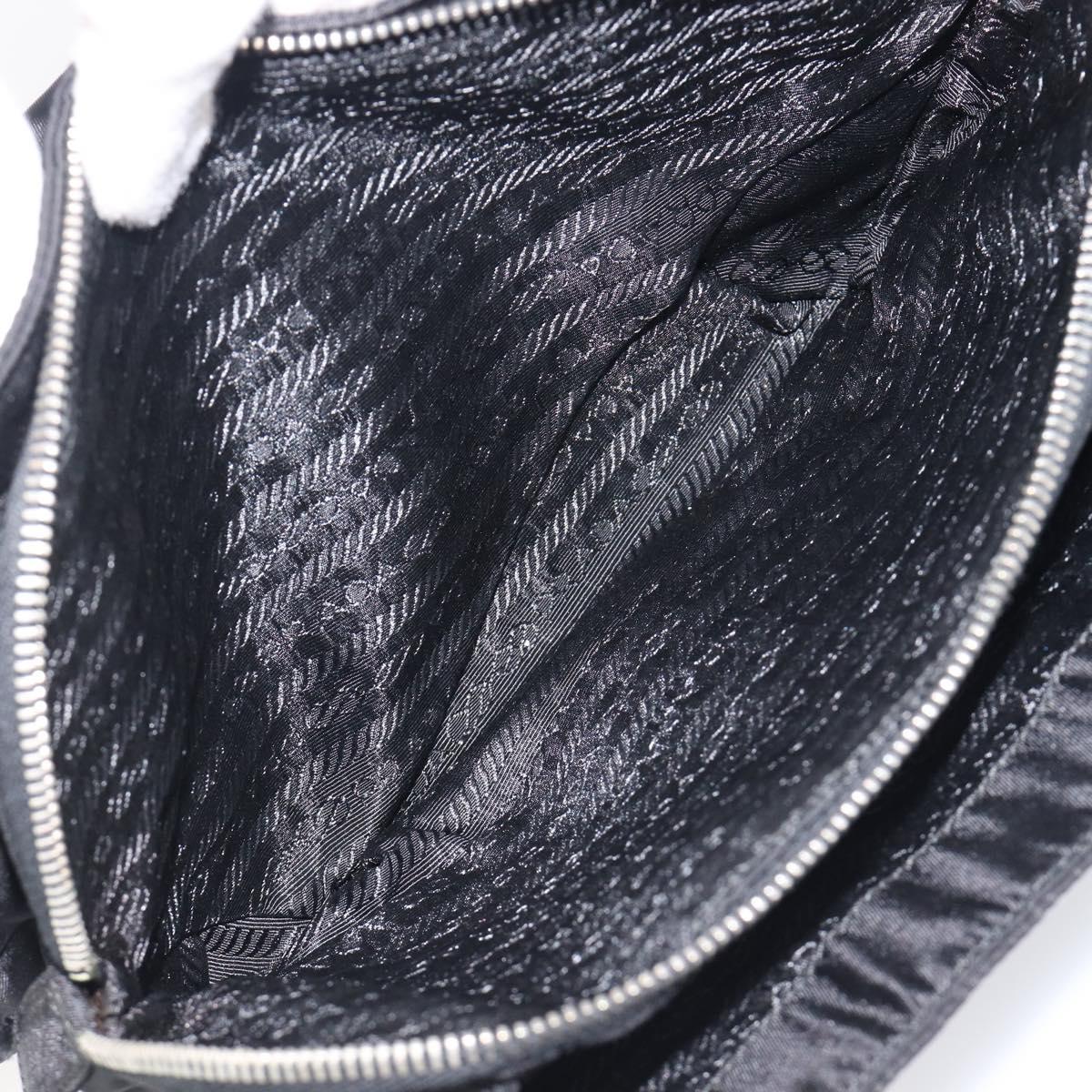 PRADA BOTTEGA VENETA Hand Bag Nylon 3 Set Black Khaki Auth bs37399