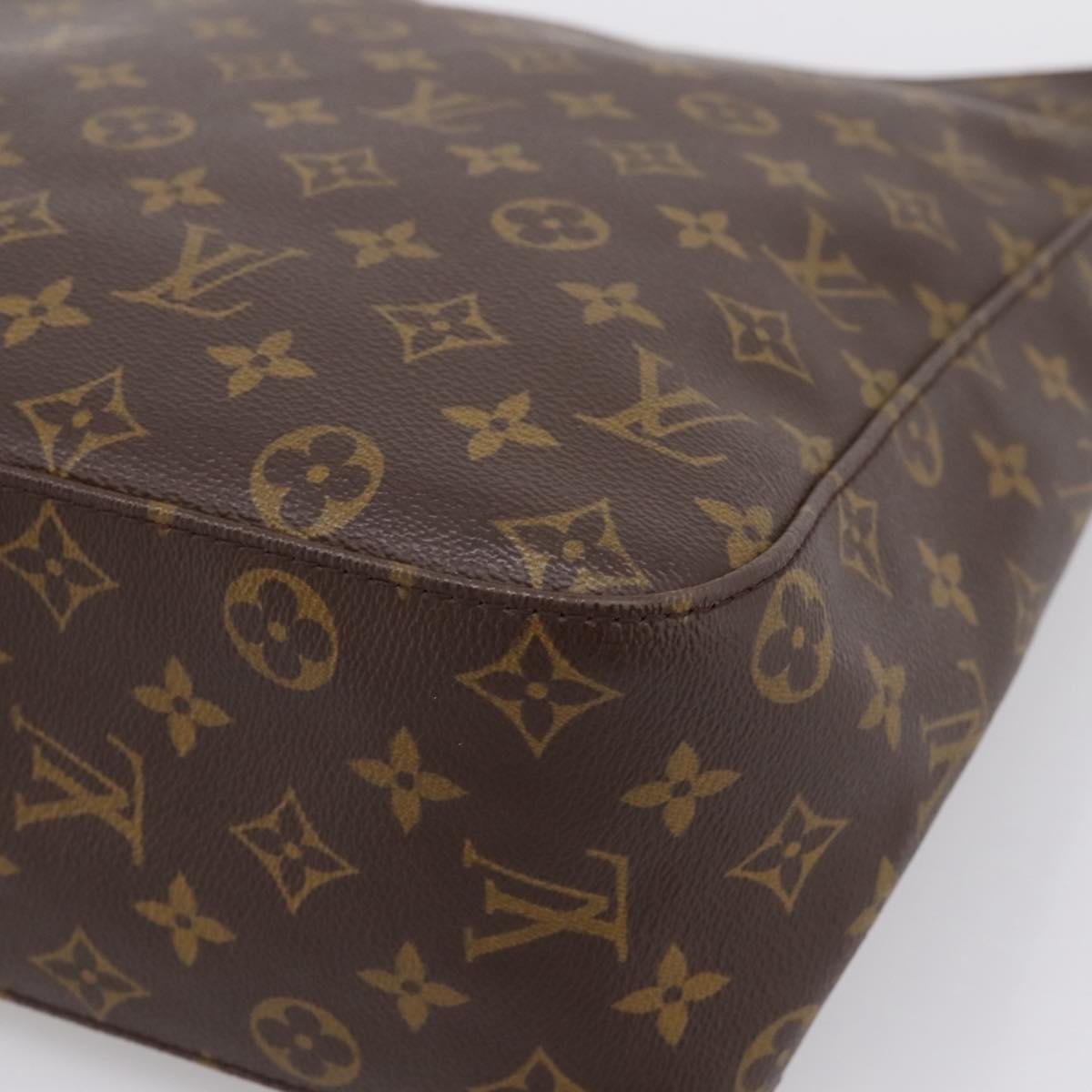 LOUIS VUITTON Monogram Looping GM Shoulder Bag M51145 LV Auth bs37412