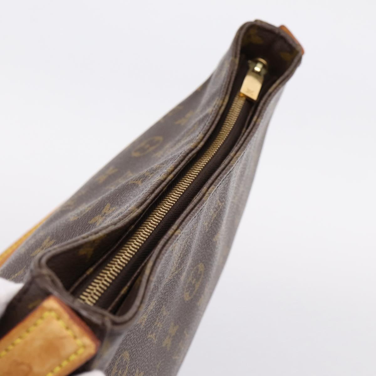 LOUIS VUITTON Monogram Looping GM Shoulder Bag M51145 LV Auth bs37412