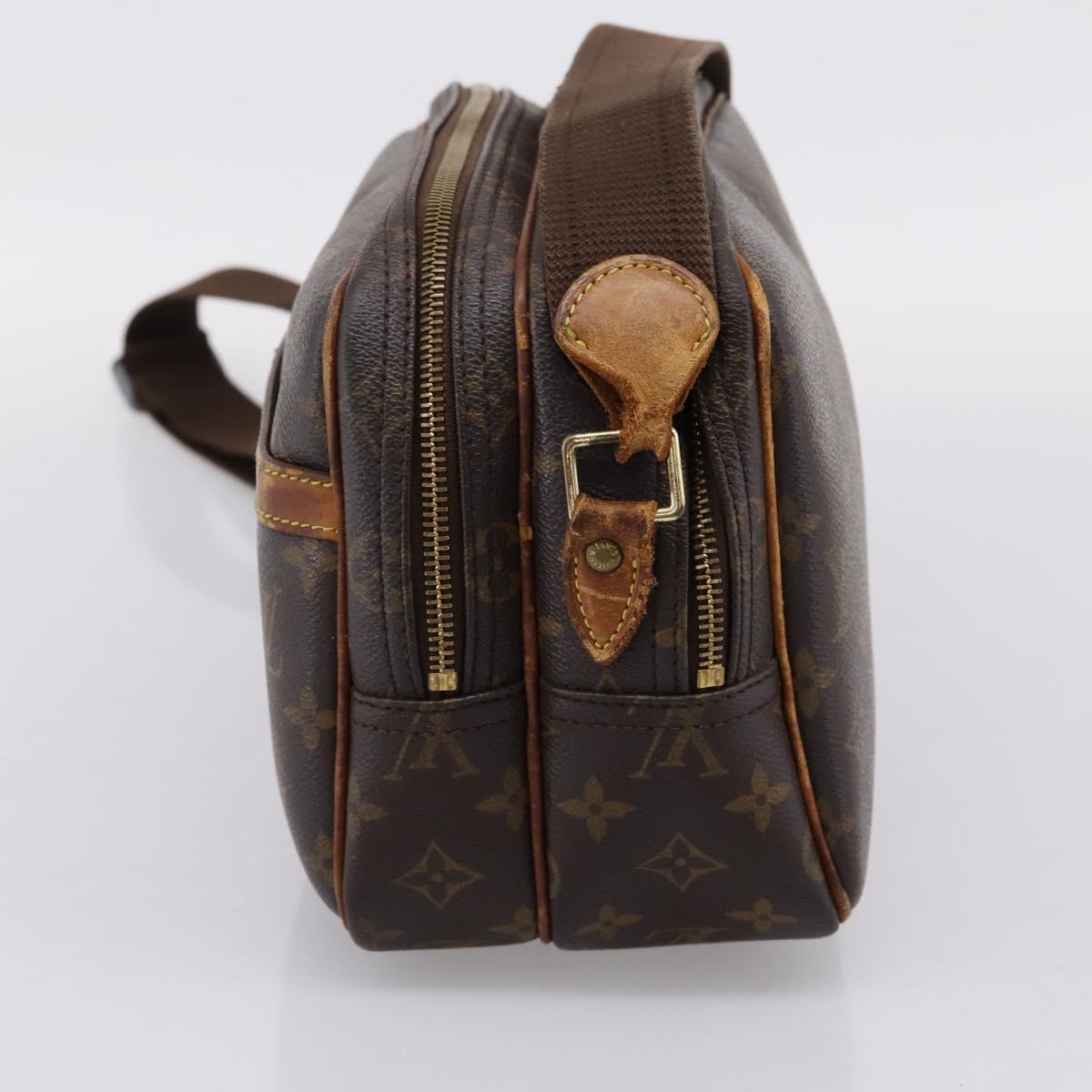 LOUIS VUITTON Monogram Reporter PM Shoulder Bag M45254 LV Auth bs37419