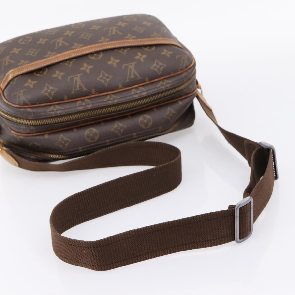 LOUIS VUITTON Monogram Reporter PM Shoulder Bag M45254 LV Auth bs37419