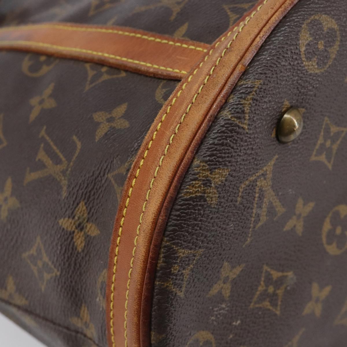 LOUIS VUITTON Monogram Bucket GM Shoulder Bag M42236 LV Auth bs37420