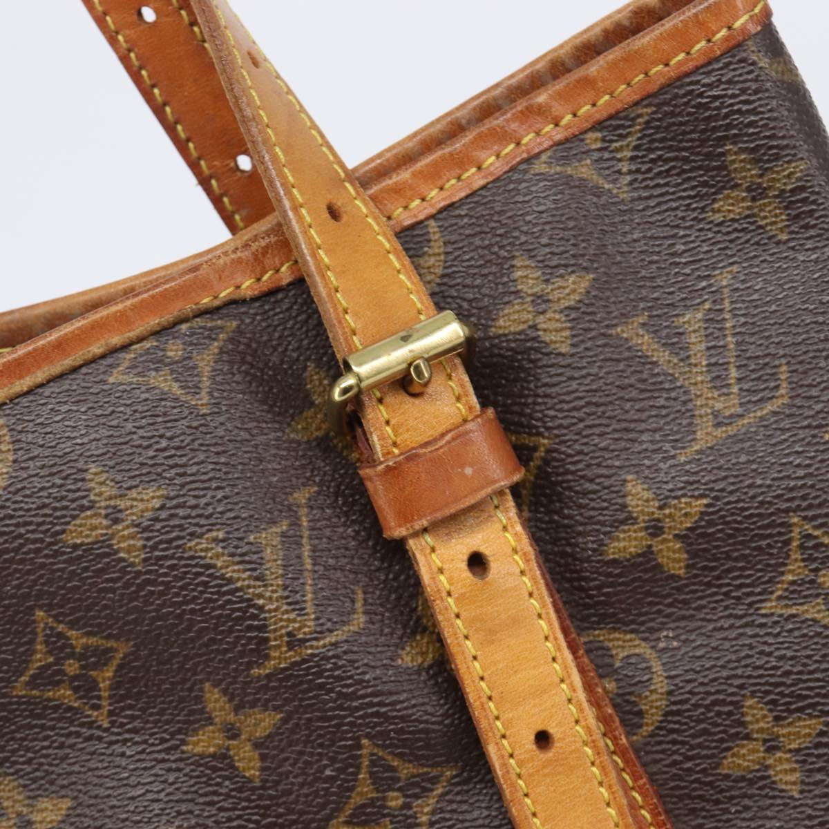 LOUIS VUITTON Monogram Bucket GM Shoulder Bag M42236 LV Auth bs37420