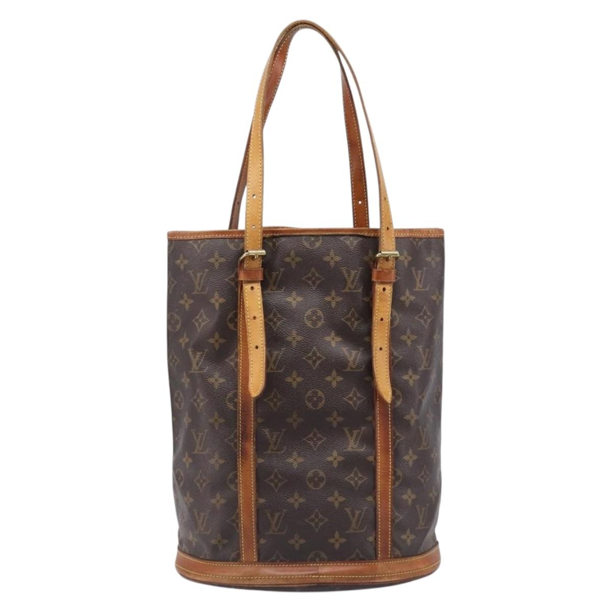 LOUIS VUITTON Monogram Bucket GM Shoulder Bag M42236 LV Auth bs37420