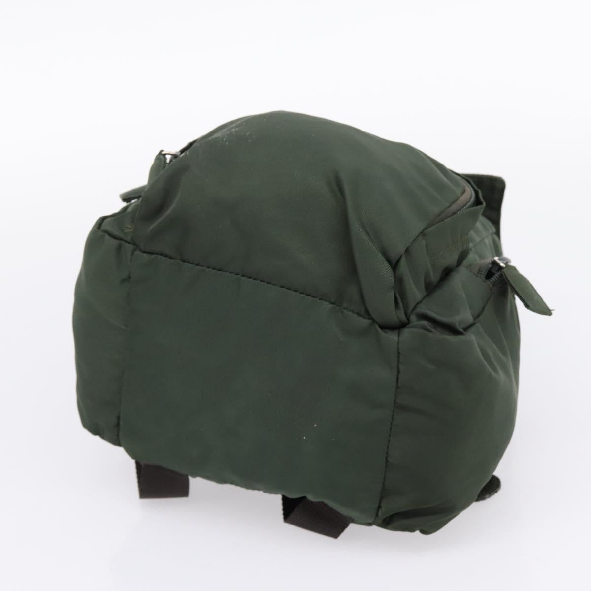 PRADA Backpack Nylon 3 Set Khaki Auth bs37426