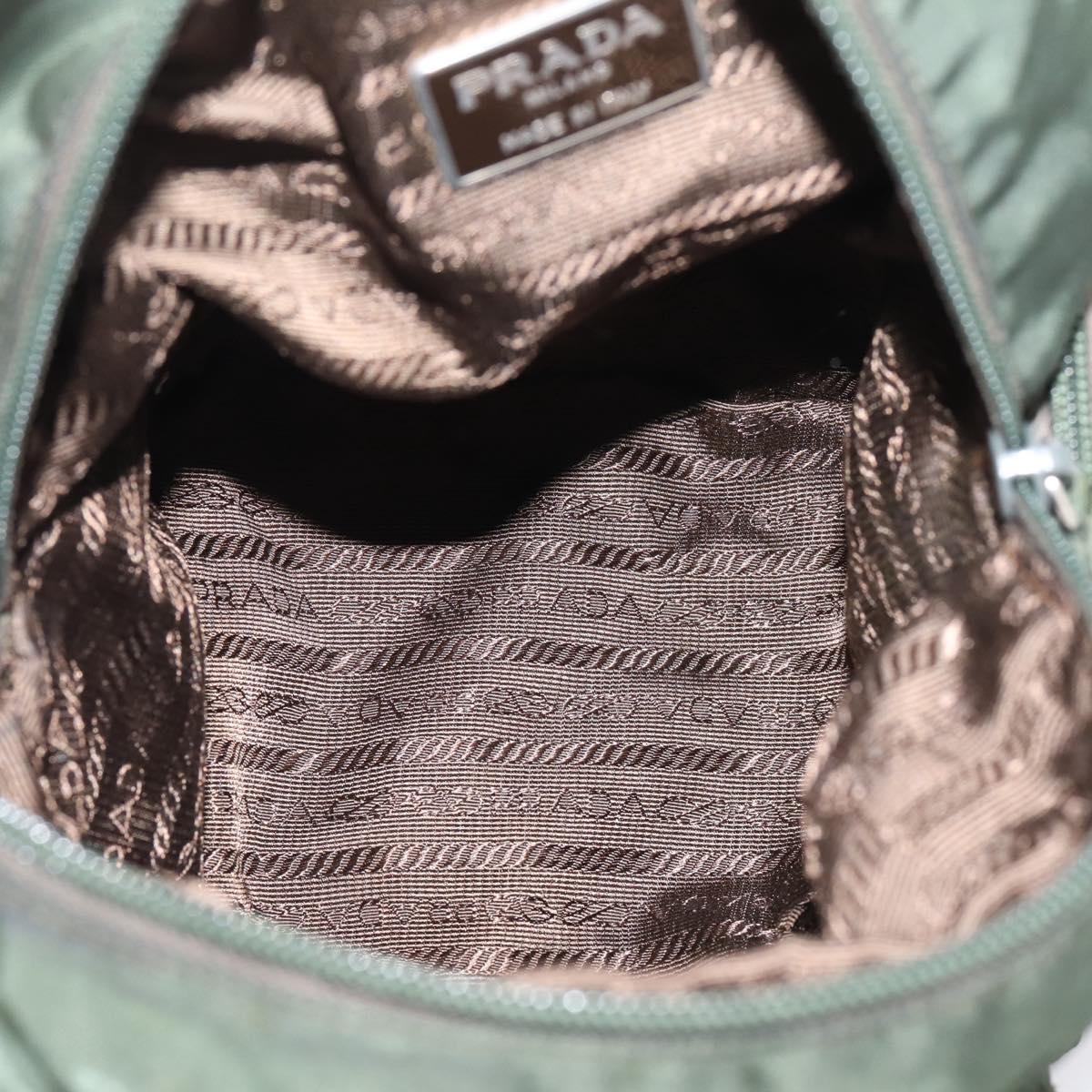 PRADA Backpack Nylon 3 Set Khaki Auth bs37426