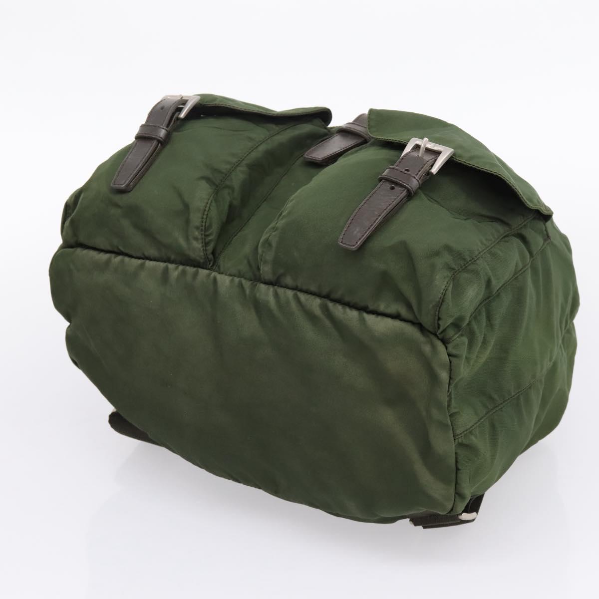 PRADA Backpack Nylon 3 Set Khaki Auth bs37426