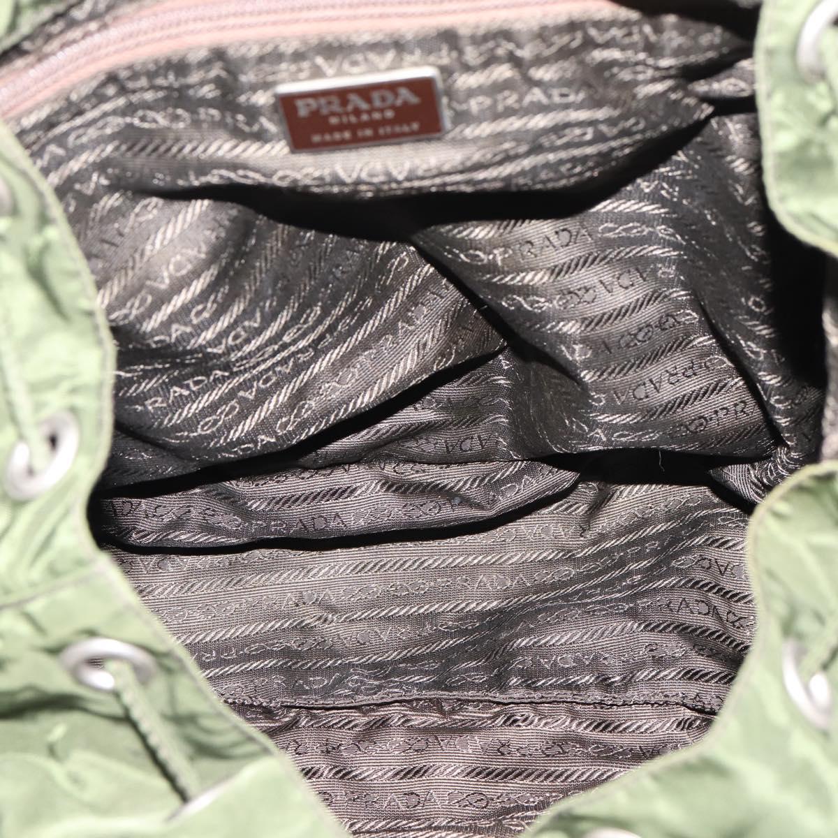 PRADA Backpack Nylon 3 Set Khaki Auth bs37426