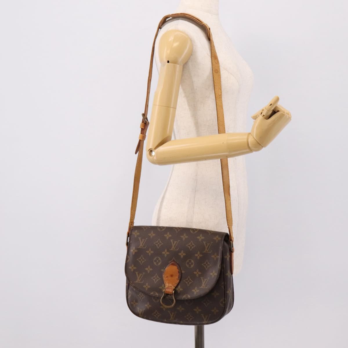 LOUIS VUITTON Monogram Saint Cloud GM Shoulder Bag M51242 LV Auth bs37431