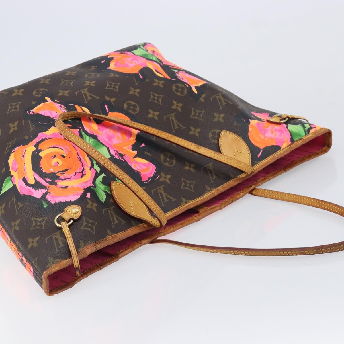 LOUIS VUITTON Monogram Rose Neverfull MM Tote Bag M48613 LV Auth bs37433