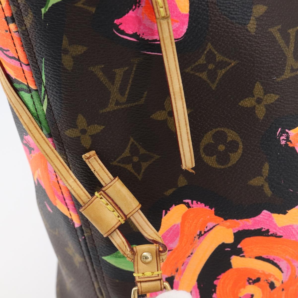 LOUIS VUITTON Monogram Rose Neverfull MM Tote Bag M48613 LV Auth bs37433