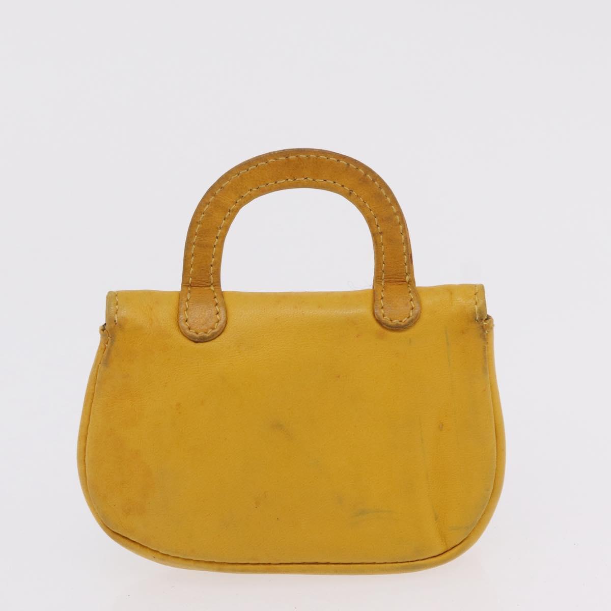 GUCCI GG Supreme Sherry Line Bag PVC Leather 3 Set Beige Yellow Auth bs37438