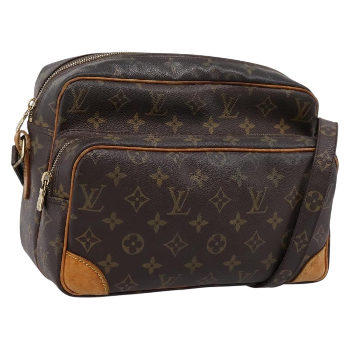 LOUIS VUITTON Monogram Nile Shoulder Bag M45244 LV Auth bs37459